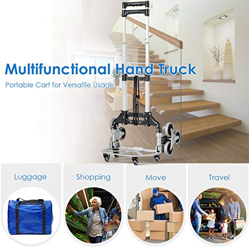 Carretilla plegable convertible para escaleras 2 en 1 miniatura 7