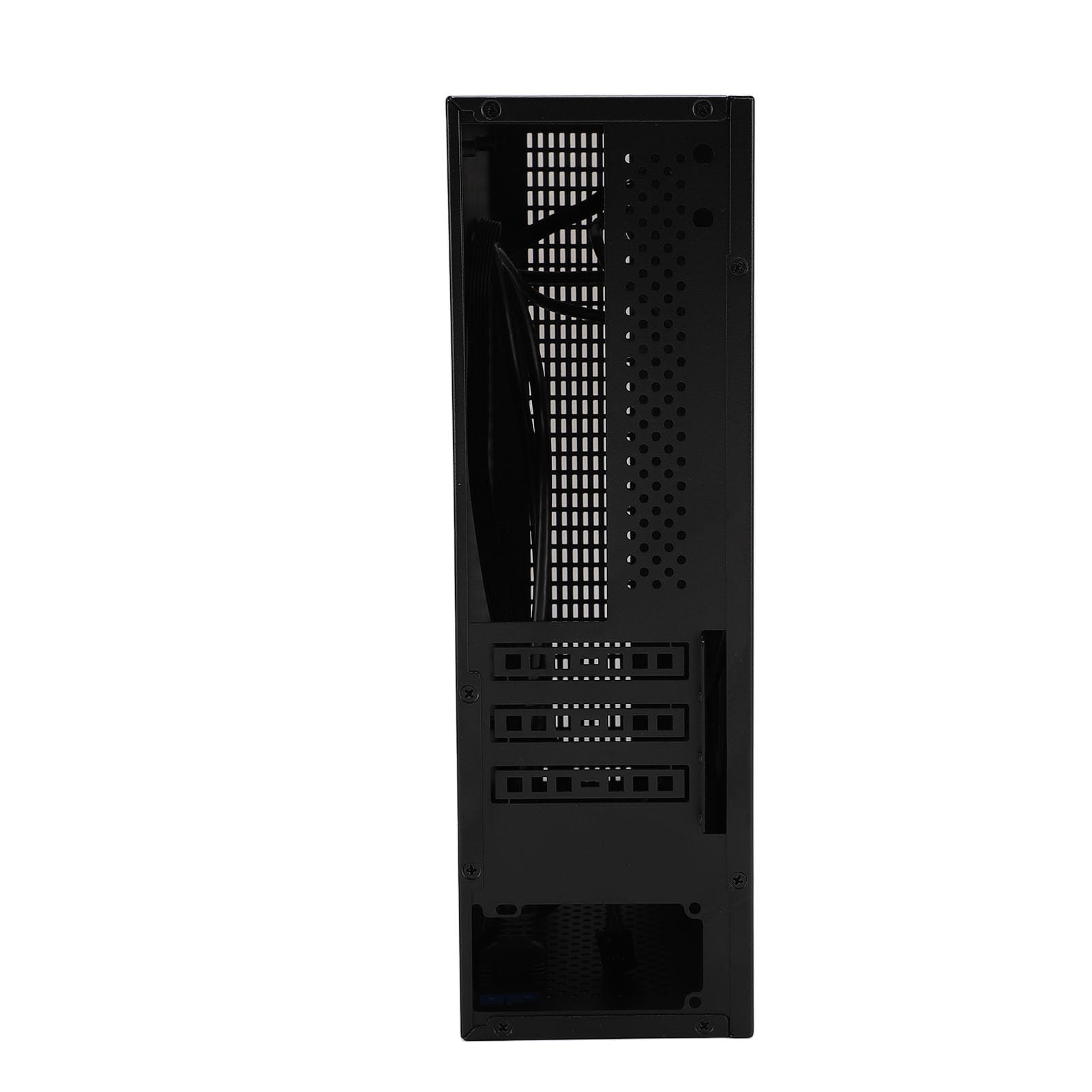 Bewinner Caja Portátil Delgada para PC Micro ATX Mini ITX, Compatible con Placas Base MATX de 245 X 245 Mm, USB 3.0, Panel de Acero para una Disipación Eficiente del Calor, GPU de 180 Mm, Enfriador