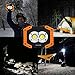 LED Work Light Rechargeable, COB 30W 1500LM Portable Rechargeable Floodlight Magnetic LED Lights for Outdoor Camping Hiking Emergency Car Repairing Job Site Lighting