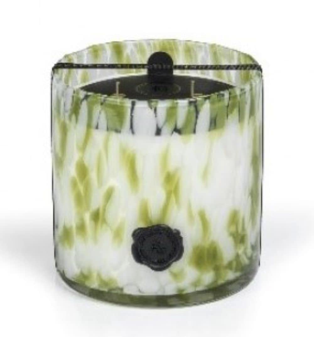 Sicilian Lemon Bergamot Zodax Apothecary Guild Opal Glass Large 3-Wick Scented Jar Candle - 50 oz