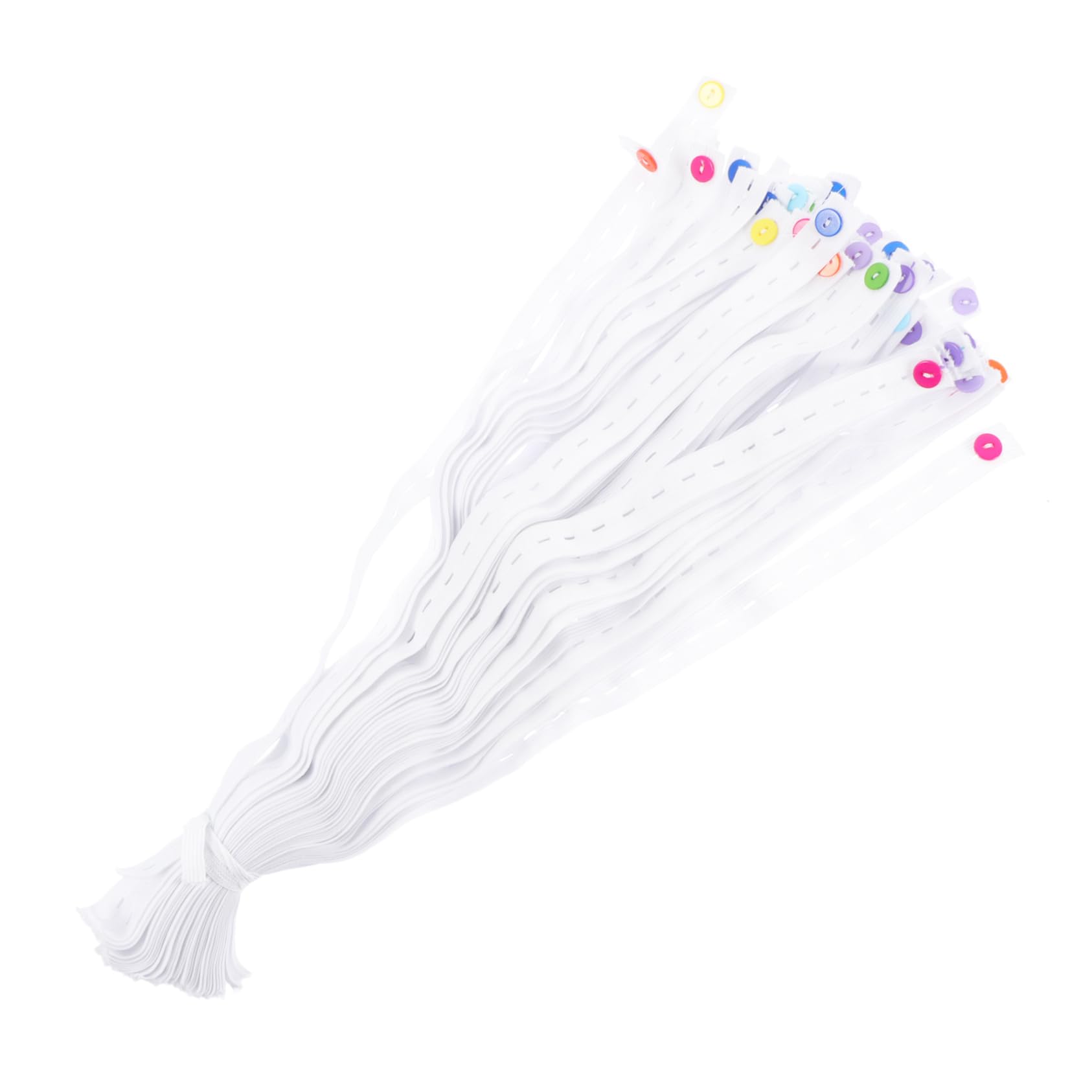 CIMAXIC 50pcs New Born Diaper Fastener Baby Nappy Belts Reusable Diaper Buckles for Boys Girls