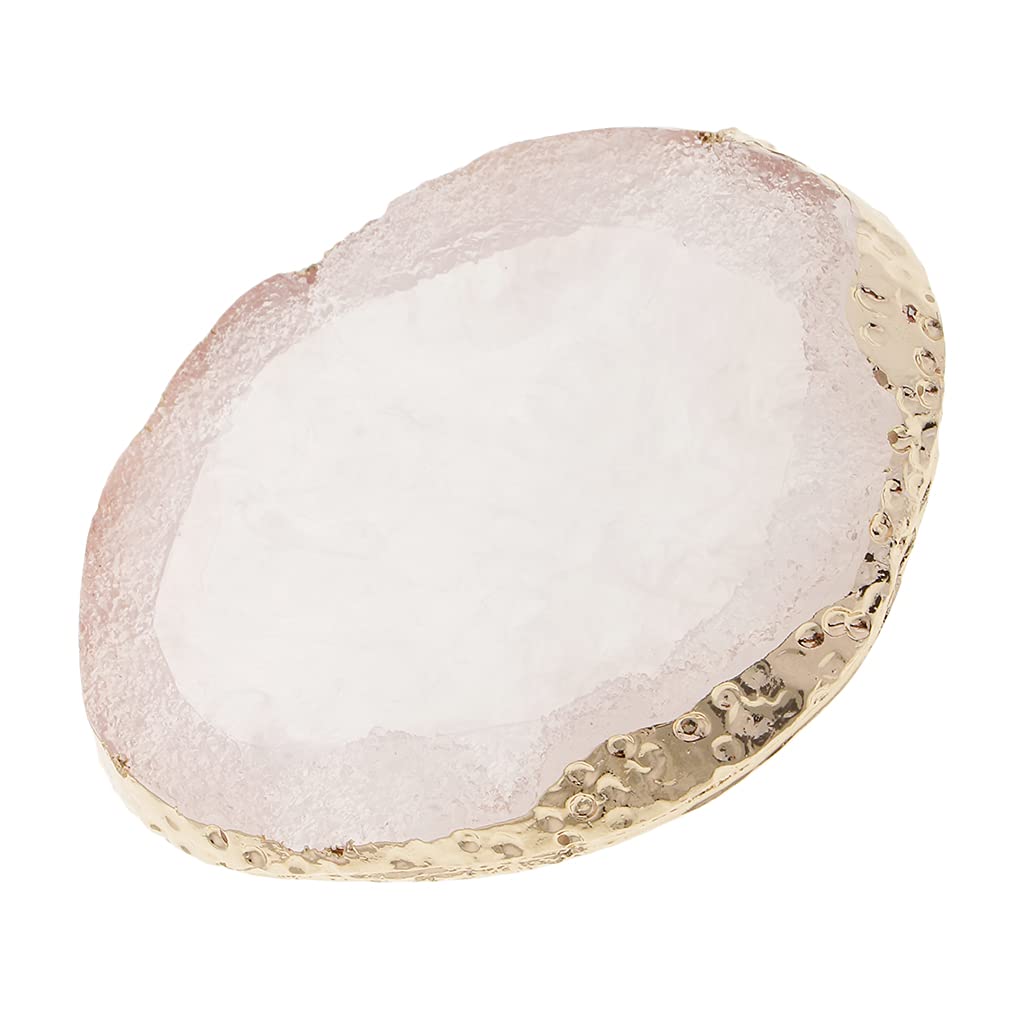 Resin Imitation agate nail art Palette drink coaster cup mat decors white
