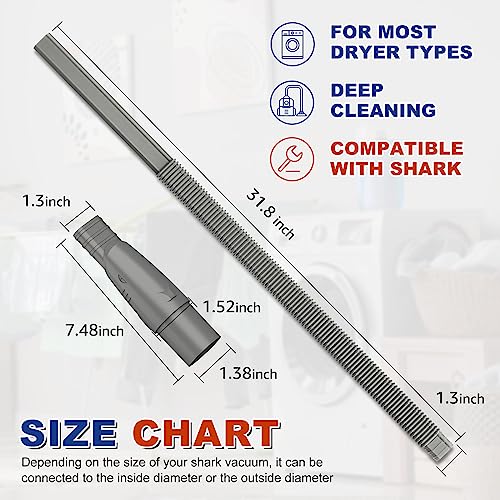 Sealegend S-1 Dryer Vent Cleaner Kit Compatible With Shark Vacuum Attachment,Dryer Vent Cleaner Lint Remover thumb #5