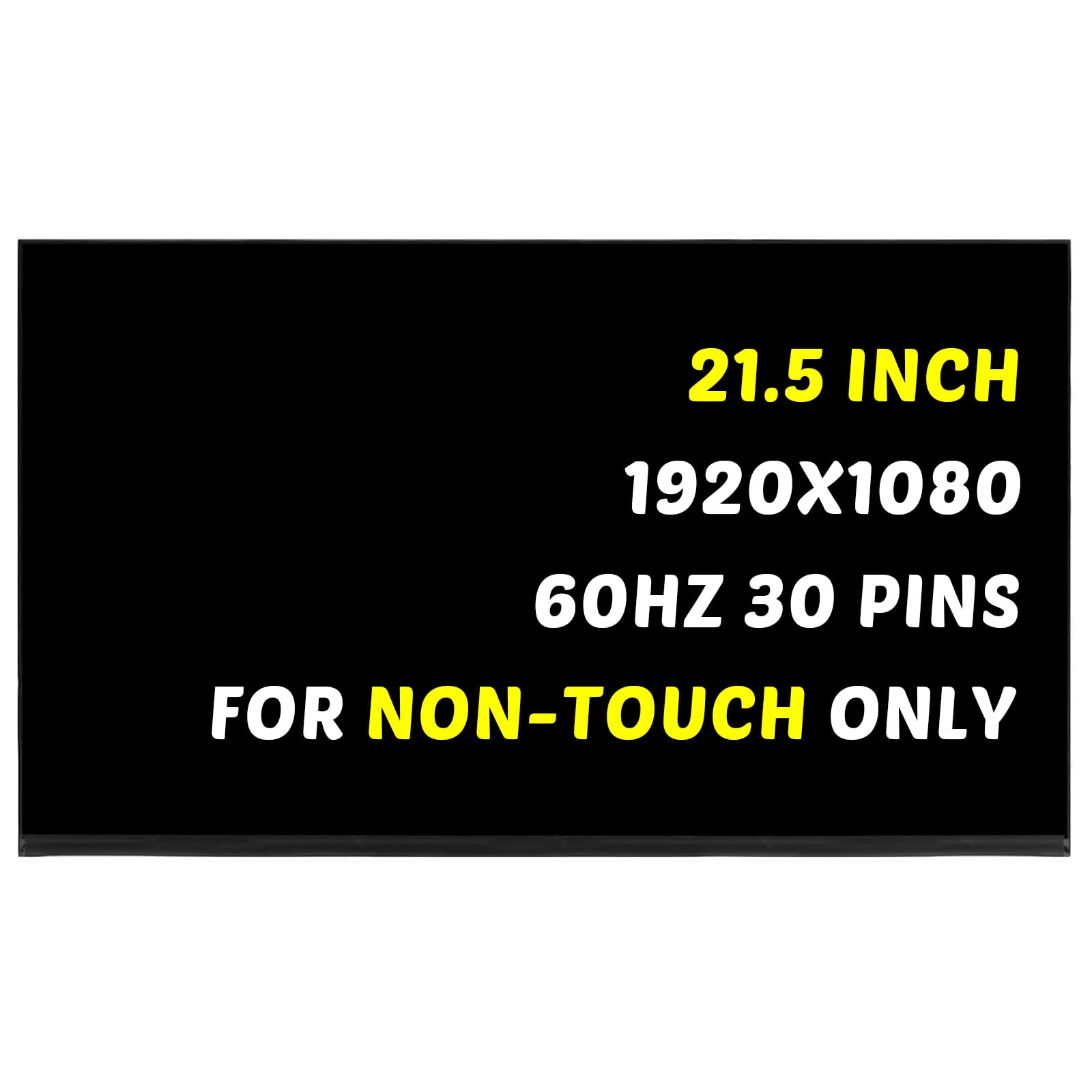 HOULISE Replacement for HP 22-dd0134il LCD Screen 1920x1080 21.5