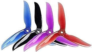 ZHENWULU Hélice funcional, 2 pares de hélice para Dalprop Cyclone T5040C 12,7 cm Hélice de 3 pás CW CCW 4 cores para FPV Racing Drone Moldura Multirotor Motor Peças sobressalentes Acessórios para Drone Excelente