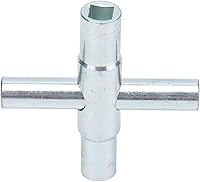 Vista 1 de Herramienta de llave Sillcock 4 en 1 para grifos de agua y grifos Llave de baño multifuncional