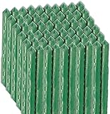 AC – Pack de 60 Tutores de Acero Plastificado para Plantas – Ideal para el Cuidado de Las Plantas – Varilla para el Cuidado de Las Plantas y Arboles – Tamaño a (Ø 1,6 x 120 cm)