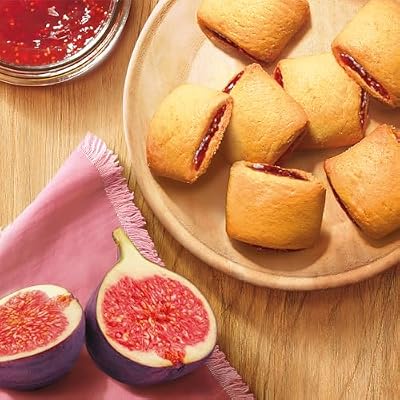 Mulino Bianco Settembrini 10.58oz (300g) Authentic Italian Biscuits with Fig Filling Perfect Snack or Coffee Companion Made with Natural Ingredients and No Palm Oil
