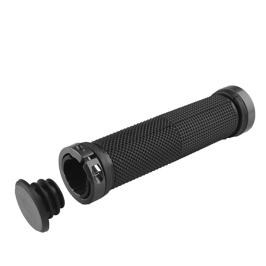 Andux Zone Manopole per Manubrio per Bici MTB Floding Bike Horn Tipo ZXC-CB02 (Nero
