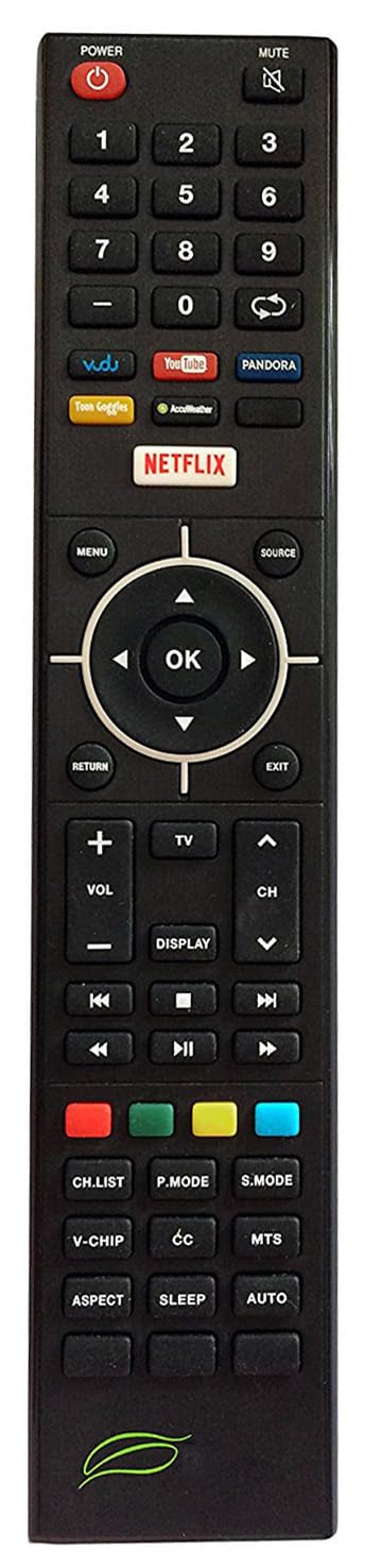 New Seiki Seiki Smart TV telecomando di ricambio per Seiki SE32HY19T Smart TV telecomando con Netflix Vudu YouTube Pandora chiavi