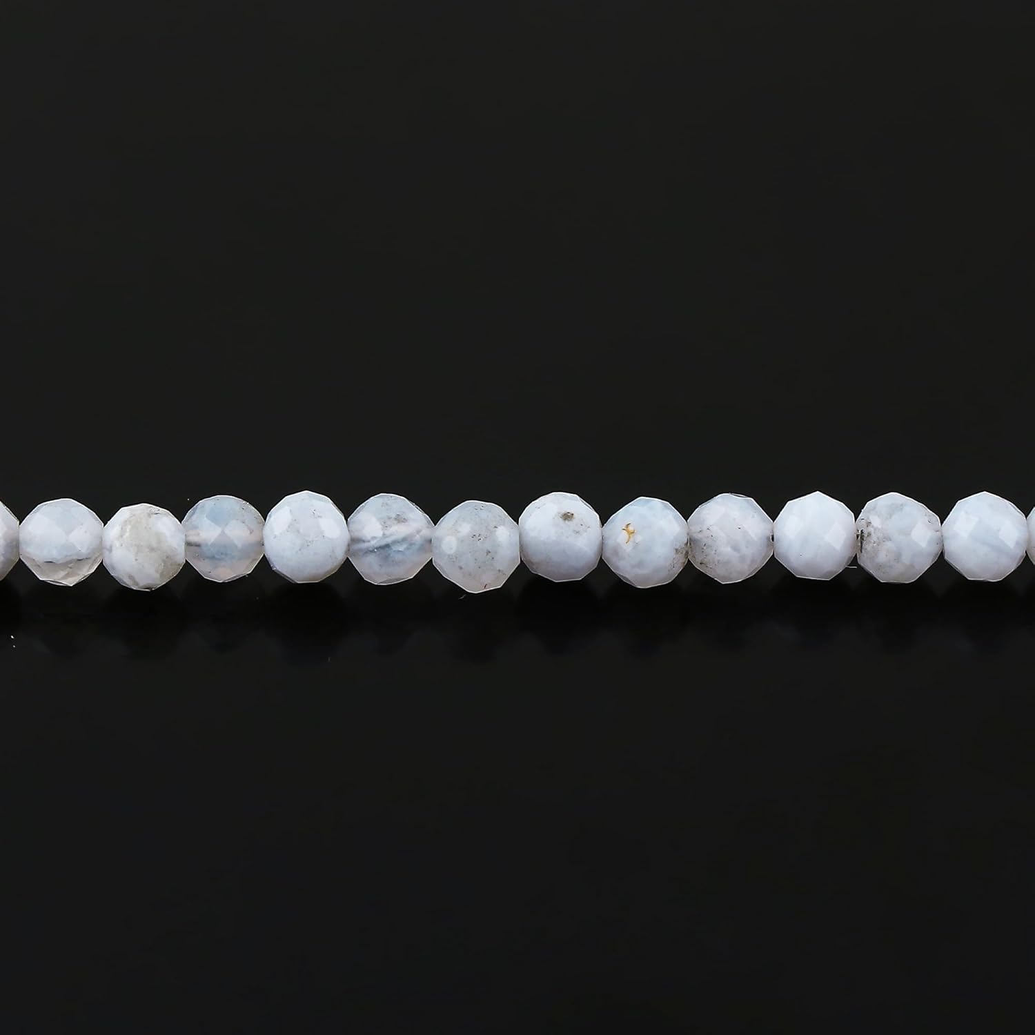 Natural Beads Necklace Adjustable Choker Crystal Handmade Jewelry, 3 To 3.5 mm Beads, Hypoallergenic 18 Inch Gold Plated Gemstone Necklaces For Women