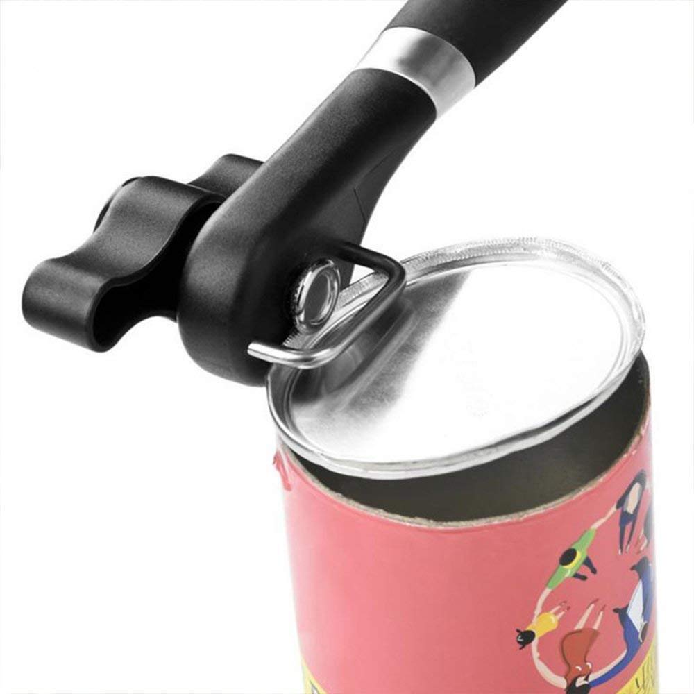 KitchenCraft Professional Ouvre-Tout Multifonction - Ouvre-Boîte, Décapsuleur Et Pinces Pour Couvercles - Inox