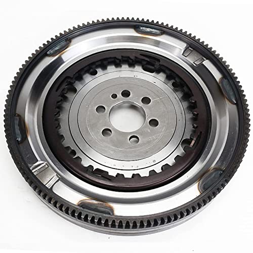 DQ200 0AM Transmission Clutch Flywheel 6 Holes 132T Compatible with Volkswagen Audi Skoda Seat 03F105266C 415033410 (6 Holes 132 Teeth)