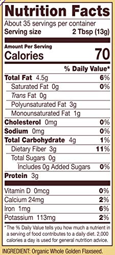 Bob's Red Mill Golden Flaxseed Meal, 16.0 Ounce (Pack of 2) - image 2