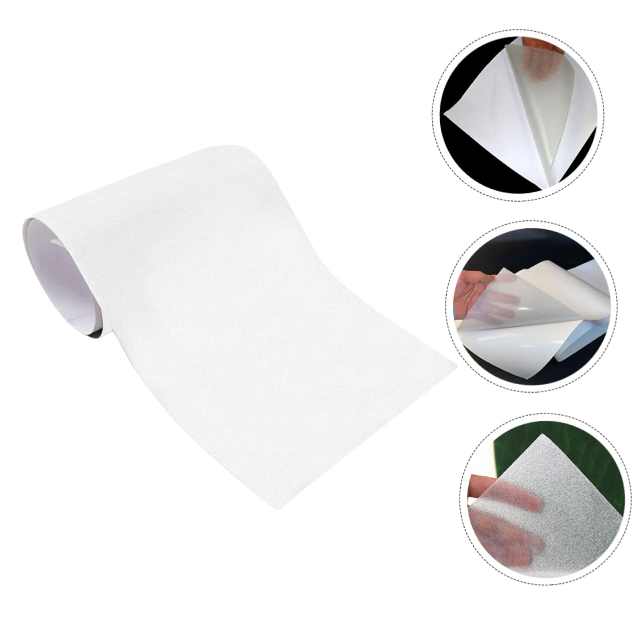 Sosoport 3piezas Cinta Antideslizante Profesional Para Monopatín Tape Autoadhesiva De Alta Resistencia Decoración Transparente Para Patinetas De Duradera y Resistente Al Desgaste