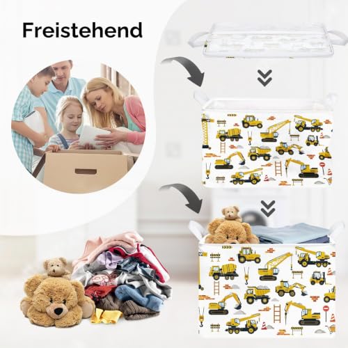 HUUMONSS Groß Wäschekorb Wasserdicht Aufbewahrungskorb für Kinder, 36L – Ansicht 3