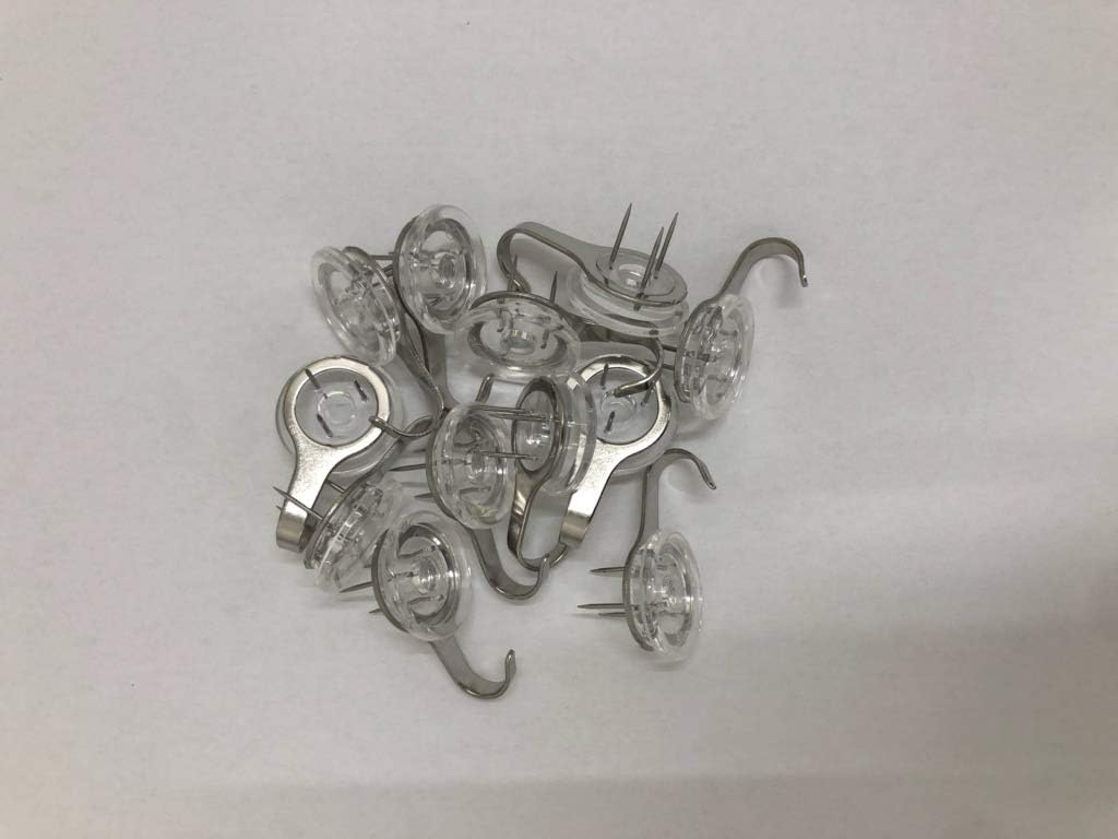 大一鋼業(Markey) 合金鋼 石膏ボード・ベニヤ・木用フック スリーピン フック クリア お徳用 12個入り 耐荷重:7Kg TH-C2