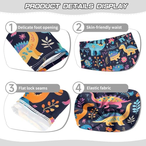 Kids High Waist Dinosaur Cute Leggings for Toddler Girls 4T 202b32583