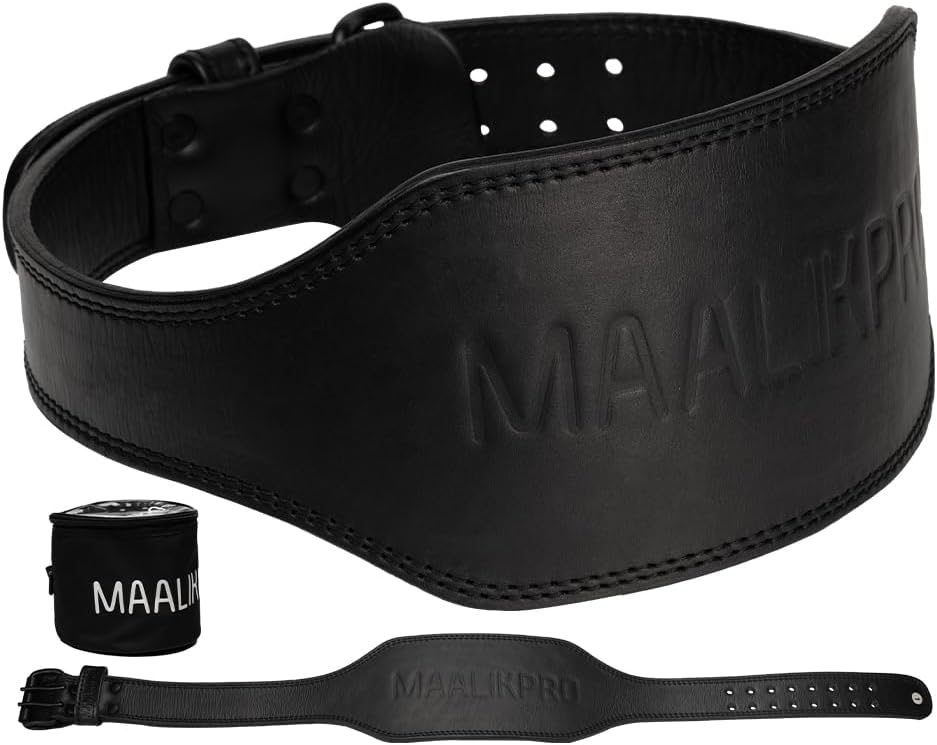 Cinturón de cuero para levantamiento de pesas con hebilla ajustable, gimnasio, entrenamiento y entrenamiento de pesas, cinturones de levantamiento disponible en Yaxa Costa Rica