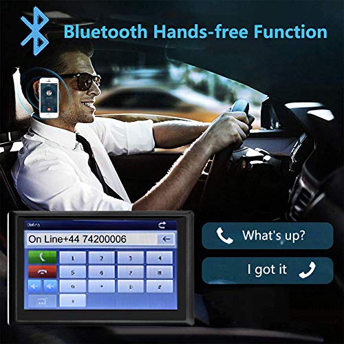 2020 GPS Navigation for Vehivles 7 Inch Screen, Car GPS Navigation with Bluetooth Hands Free Talking, 8GB+256MB Car GPS Navigation System Smooth Running, Lifetime Free Map Upgraded