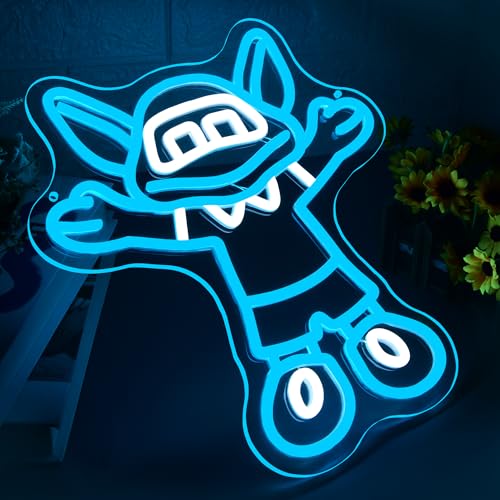 Image of Football Neon Sign for Wall Decor Soccer Team Logo LED Light for Man Cave | Dimmable football neon light, bedroom, bar, party, fans club wall decor, gifts for soccer team fans, size 13.7*12.5 in