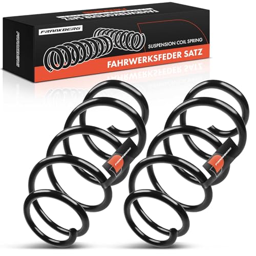 Frankberg 2x Coil Spring Front axle Compatible with Yeti 5L 1.8L 2.0L SUV 2009-2017 Replace# 1K0411105DM