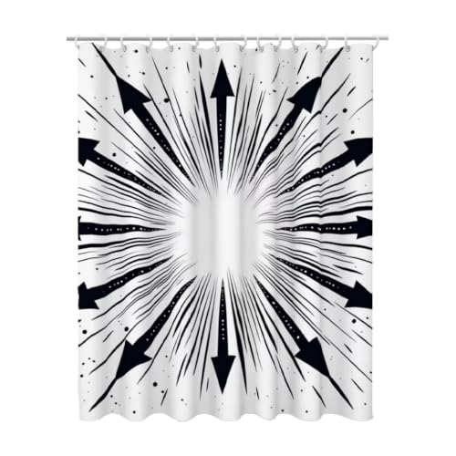 Rideau douche imperméable et lavable avec ourlet lesté anti-adhérence - 2