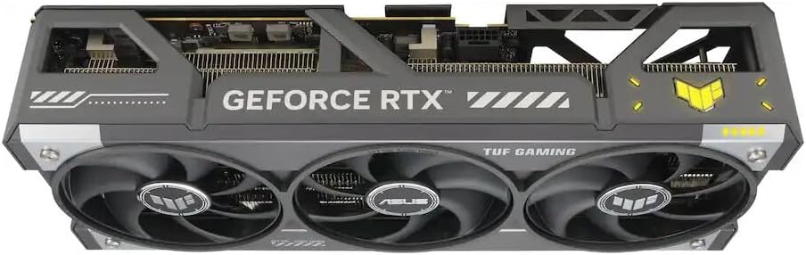 ASUS TUF Gaming GeForce RTX 5090 Triple Fan GPU, 32GB GDDR7, 3352 AI Tops, 28 Gbps, 512-bit, DLSS 4, AI Content Creation, Local LLM Inference, DP 2.1b x3, HDMI 2.1b x2, with GPU Holder
