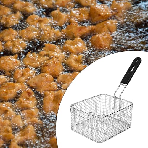 Cesta para Freidora de Acero Inoxidable para Cocina Casera y Profesional, Estilo A miniatura 7