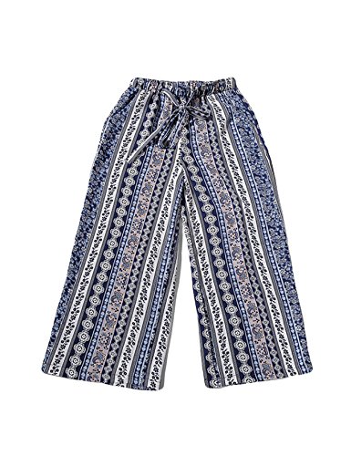 Letuwj Womens Pants Elastic Cord Bell-Bottoms