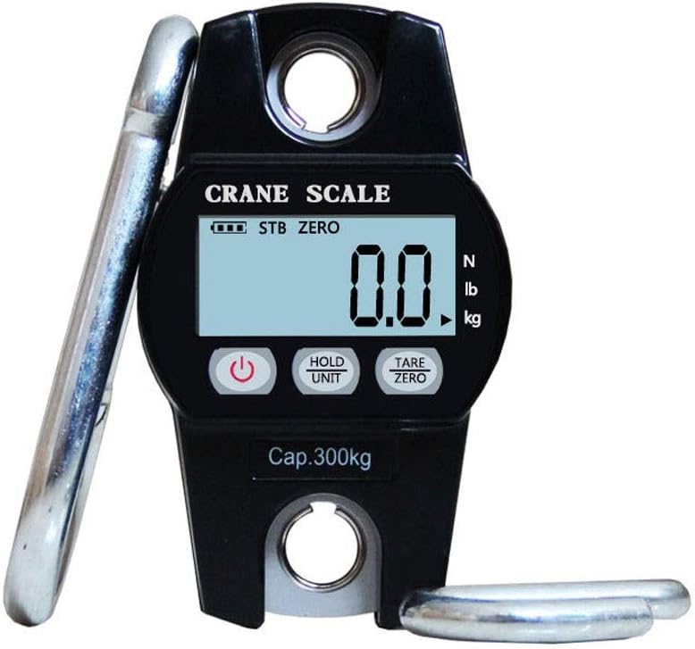 660Lb 300Kg Hanging Scale, for Farm Hunting Aquatic Products Agriculture Grain and Oil Vegetables Poultry Multi Function Scales 9.15 (Yellow)