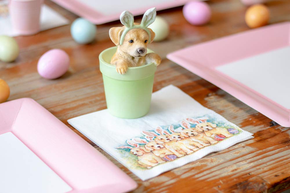 Boston International IHR 3-Ply Paper Napkins, 20-Count Lunch Size, Candy Dogs