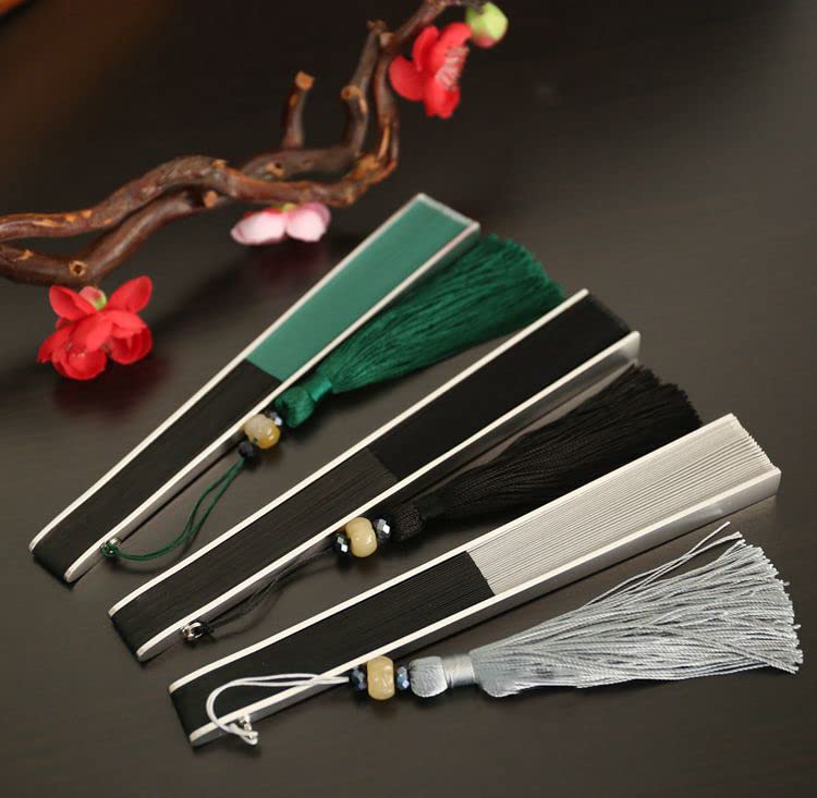 Amazon.co.jp: 6.3寸 鉄扇 アルミ合金製 護身扇 青 : ホビー