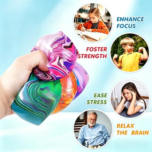 1 Pack Fidget Toys Squishy Stress Cube, Stress Balls for Kids Adults Squishies Stress Relief, Ice Sugar Sensory Toys for Kids with Autism, Fidgets for Classroom Prize Toys(Green,1 Pack) - Image 4