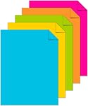 Astrobrights Papier couleur, 8.5” x 11”, 24 Voir lb / 89 gsm, "Brights" 5-Color Assortiment 500 Feuilles