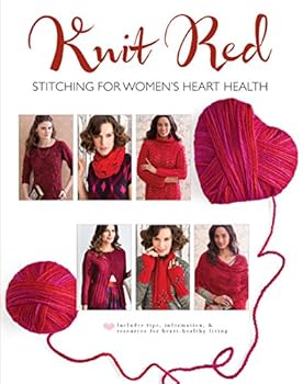 Paperback Knit Red-12 Fashionable Garments and Accessories-Designs Inspired for Womens Heart Health Book