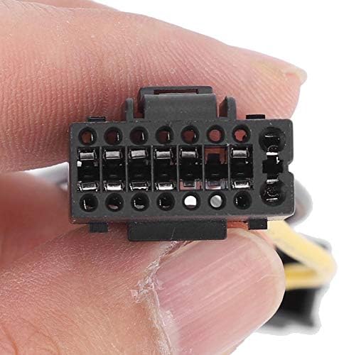 16 Pin Wiring Harness,Iso 16 Pin,Wire Cable Wiring Harness,16 Pin ISO Bus Female Harness Connector Adapter ISO Adapter Fits for Kenwood NC