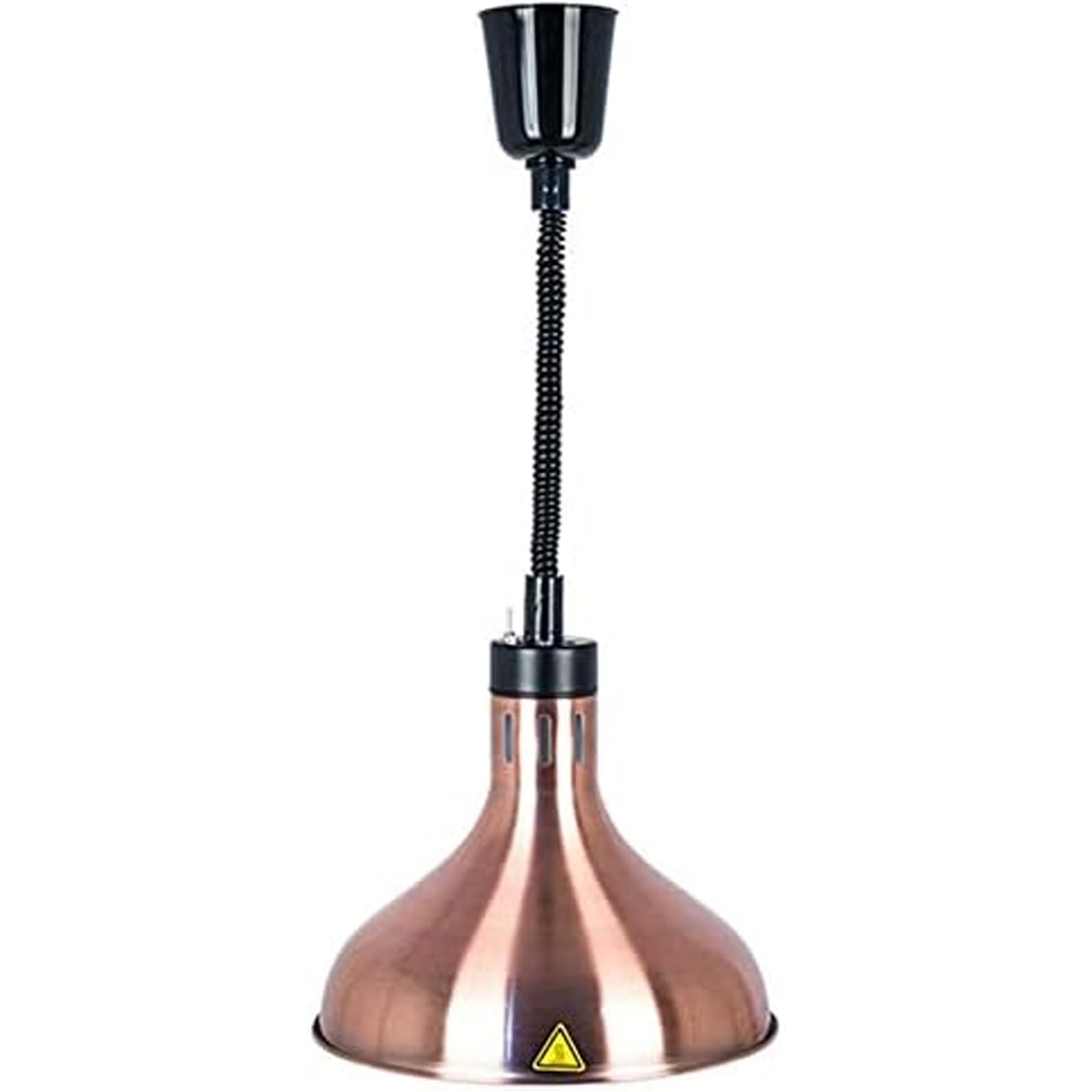 Lampe chauffante commerciale télescopique en laiton avec ampoule 250W