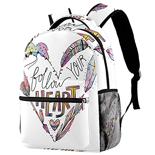 Sac à dos décontracté avec paume blanche femme voyage multicolore