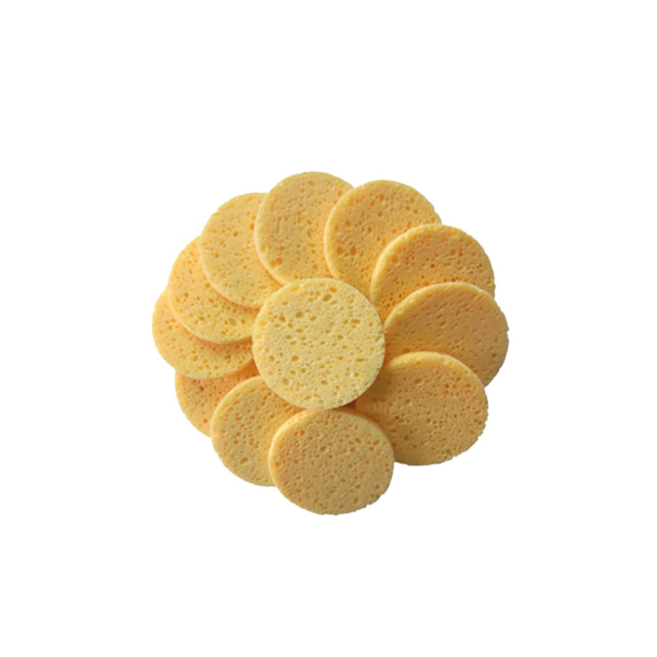 Beavorty 3 Set Di Dischetti Di Cotone Compressi in Cellulosa Riutilizzabili Per La Rimozione Del Trucco 90x8mm Spugnetta Detergente Per Unesfoliazione Delicata 20 Pezzi*3