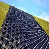 【Scalabile】: può essere allungato liberamente e facilmente piegato. Durante il processo di costruzione, può essere espanso in una configurazione a maglia, rendendolo adatto a vari tipi di terreno e terreni desertici. Ideale per l'abbellimento, il controllo dell'erosione e il supporto delle fondamenta, questa griglia versatile migliora la stabilità e la durata nelle applicazioni esterne.