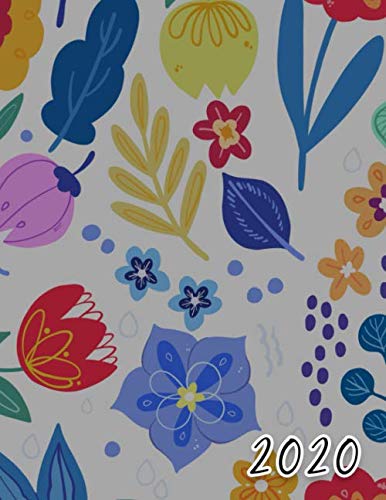 FLUTO - Productivity Planner 2020! Daily, Weekly, Monthly, Yearly Planner 365 Pages, Strong Twin-Wire Binding, 8.5" x 11", Flexible & Soft Cover