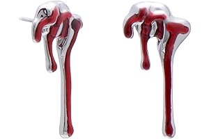 Dripping Blood Earrings: Bone-Chillingly Stylish for Halloween Horror