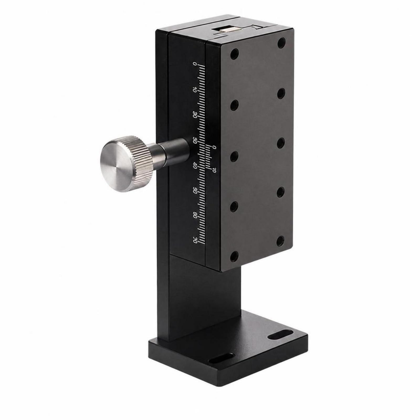 Slitta Micrometrica Robusto | Compatto, scorrevole, Posizionatore Micrometrico, per Banco Ottico, Laboratorio, Lwz4090