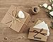 MESHA 6x6x6 Gift Boxes with Lids, Brown Kraft Gift Boxes 50PC for Christmas, Cupcake, Bridesmaid & Groomsmen Proposal, Birthday, Party Favor, Wedding Favor
