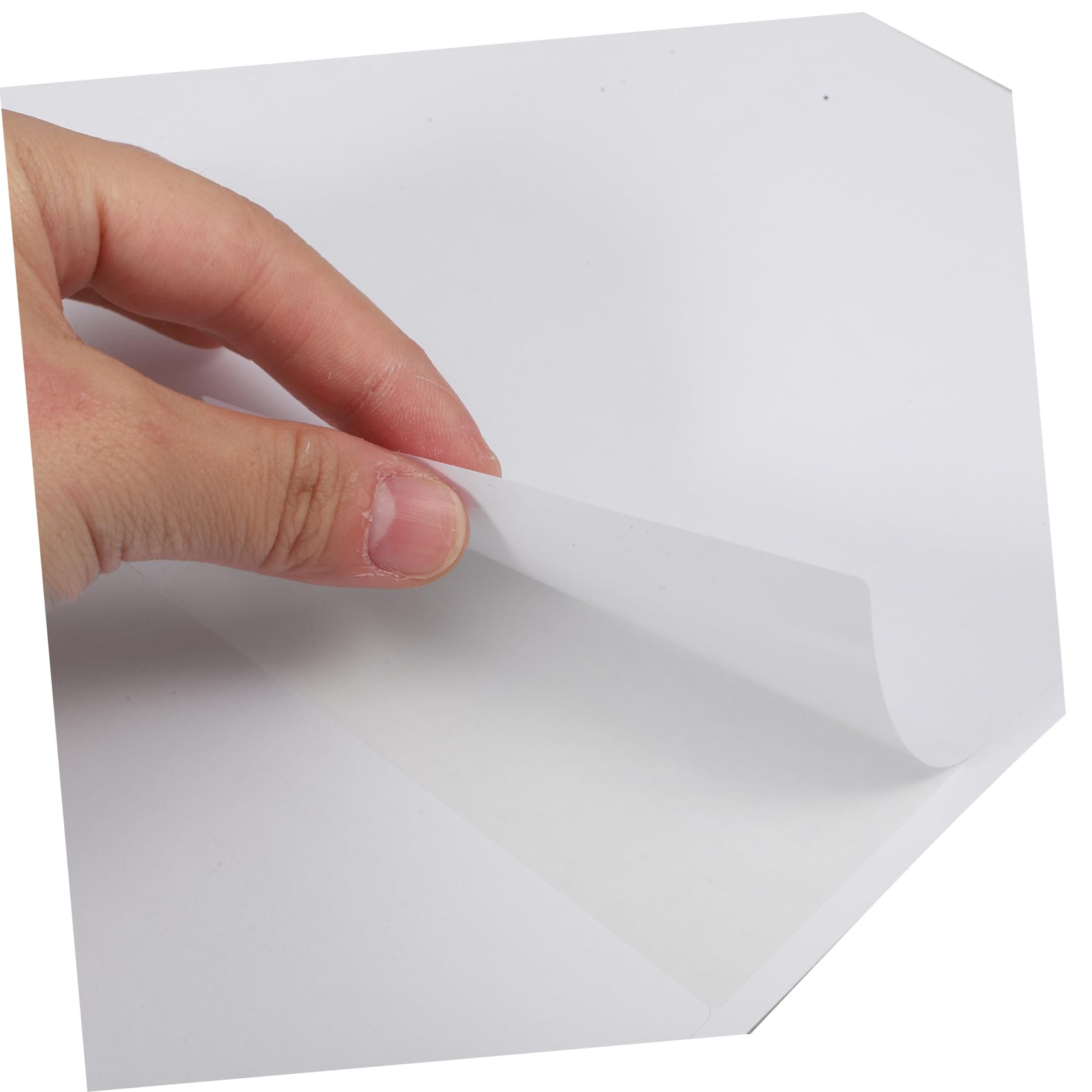HOMSFOU 100 Fogli Carta Stampabile Etichette Adesive per Asciugatura Rapida per Progetti e Commerciali