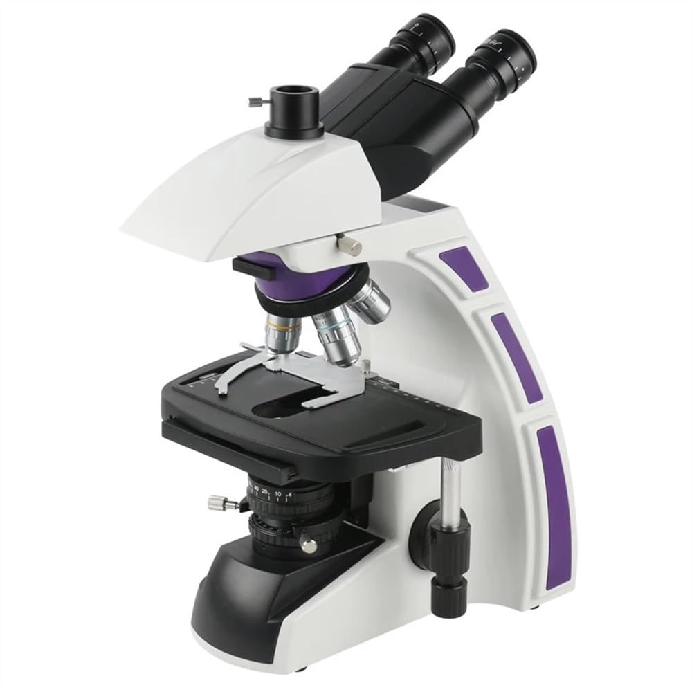 Microscopio 1000X HD 1080P 11.6" LCD Cámara Microscópica Laboratorio Profesional Trinocular Microscopio Biológico Cámara de Video Microscopio，Binocular