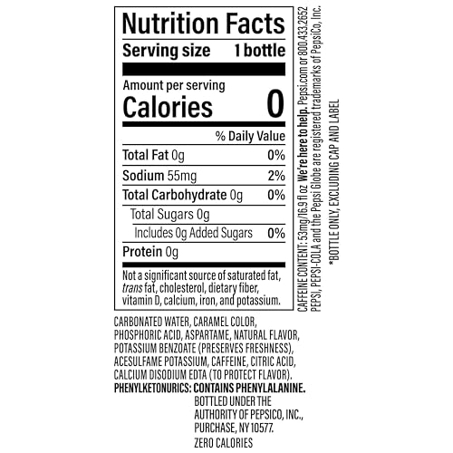 Image of Pepsi Zero Sugar, 12 Fl Oz (pack of 6)
