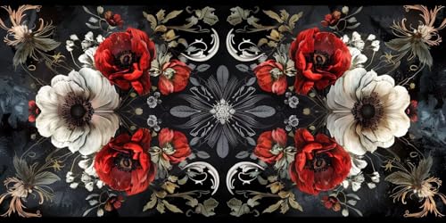 Kit Strass Point Croix Cristal fleurs roses pour remplacer vos vieux tableaux sans âme