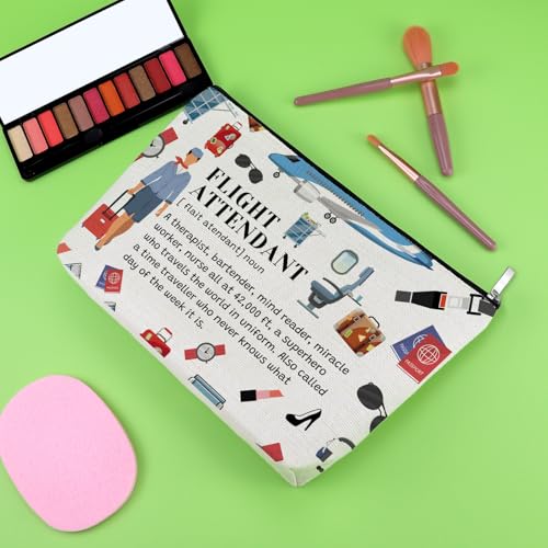 Flight Attendant Appreciation Makeup Bag